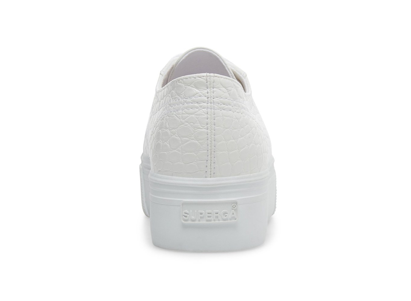 Superga Plataforma Mujer Blancas - 2790 Syntcrocodile Woven - 765128XKQ